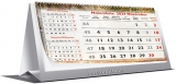 Calendar triptic birou, 21 x 10 cm, 6 file, 2024