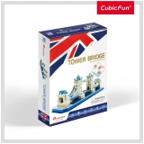 Puzzle 3D Tower Bridge (Nivel Mediu 52 Piese)  Cubicfun
