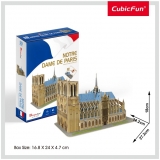 Puzzle 3D Notre Dame (Nivel Mediu 53 Piese)  Cubicfun