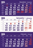 Calendar perete, A3, OFFICE, 2026