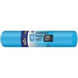Saci menajeri strong, Ldpe, Clarina, 120L 10/rola, albastru 