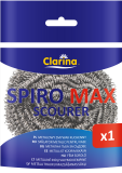 Burete spiralat Clarina, inox, MAX