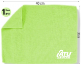 Laveta microfibra verde universala Clarina 30x40cm, 10Buc/set