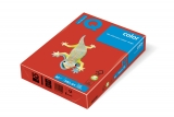 Carton IQ color intens A4 coral red 160 g/mp, 250 coli/top