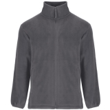 Hanorac barbati fleece Artic, 300 g/m2, gri plumb, Roly