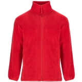 Hanorac barbati fleece Artic, 300 g/m2, rosu, Roly