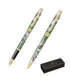 Set stilou + pix Botanica Green Daylily GT Cross