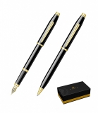 Set stilou + pix Century II Black Lacquer GT Cross