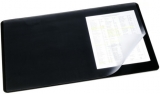 Covoras de birou 53 x 40 cm, loc calendar si coperta transparenta, negru Durable 