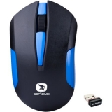 Mouse wireless negru/albastru Drago 300 Serioux