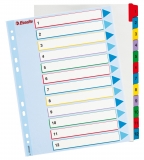 Index reinscriptibil, A4, numerotare 1-12, Esselte