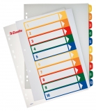 Index imprimabil, A4, numerotare 1-10, Esselte
