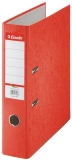 Biblioraft  Rainbow, carton prespan, partial reciclat, certificare FSC, A4, 75 mm, Esselte rosu