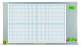 Organizator Performance Plus, lunar, magnetic, 104x60 cm, kit de planificare inclus, albastru NOBO