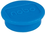 Magneti pentru table, diametru 24 mm, albastru, 10 buc/set Nobo