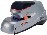 Capsator electric Rapid OPTIMA, cu adaptor, 60 coli, cutie, 5000 capse Optima HD70 incluse, argintiu