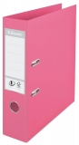 Biblioraft  No.1 Power, PP/PP, partial reciclat, certificare FSC, A4, 75 mm, Esselte roz