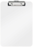 Clipboard simplu WOW, PS, A4, 80 coli, Leitz, alb metalizat