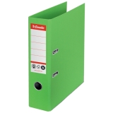 Biblioraft No.1 Power Recycled, carton cu amprenta CO2 neutra, 100% reciclat, certificare FSC, A4, 75 mm Esselte verde