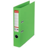 Biblioraft No.1 Power Recycled, carton cu amprenta CO2 neutra, 100% reciclat, certificare FSC, A4, 50 mm, Esselte verde