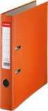 Biblioraft  Economy, PP, partial reciclat, certificare FSC, A4, 50 mm, Esselte portocaliu
