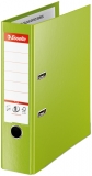 Biblioraft  No.1 Power Jumbo Plus VIVIDA, PP/PP, partial reciclat, certificare FSC, 80 mm, Esselte verde
