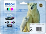 Multipack Cmyk Nr.26Xl C13T26364010 1X12,2Ml, 3X9,7Ml Original Epson Xp-600