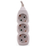 Prelungitor 3 prize, 5 m, fara intrerupator, cu protectie, rotunjit, 3xG1.5mmp Well