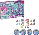 Figurina Ponei Pinkie Pie si Dj Pon-3 cu accesorii, 2 buc/set MLP Hasbro