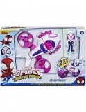 Set figurina Ghost Spider si vehicul, Spidey prietenii extraordinari Hasbro