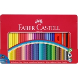 Creioane Colorate 48 Culori Cutie Metal Grip 2001 Faber-Castell 