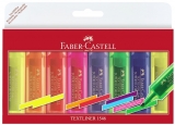 Textmarker Superfluorescent 1546, 8 culori/set Faber-Castell