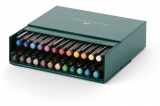 Marker caligrafic Pitt Artist Pen Cutie Studio 24 buc/set Faber-Castell 