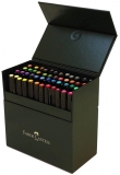 Marker caligrafic Pitt Artist Pen Cutie Studio 48 buc/set Faber-Castell