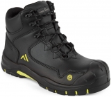 Bocanci de protectie Apex S3S ESD HRO SR SC FO, negru/galben, Portwest