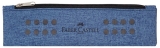 Etui instrumente de scris grip melange albastru Faber-Castell