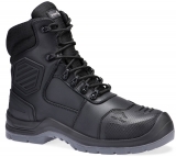 Bocanci de protectie din piele eco Portwest, S7L HRO, negru