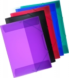 Mapa plastic Office box, A3+, prindere cu elastic, culori asortate 