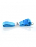 Snur textil Lanyard, Office box albastru deschis, 2 x 90 cm