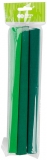 Hartie creponata 25x200cm, verde inchis MIX 3 culori, 3 role, Happy Color