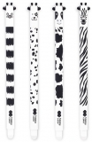 Roller gel cu rescriere, 0.5 mm, albastru, Black & White, Happy Color