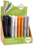 Roller gel cu rescriere, Happy Color, 0.5 mm, Kitty, diverse culori, display 40 de bucati