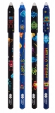 Roller gel cu rescriere, 0.5 mm, albastru, Pixi Planet, Happy Color, diverse culori