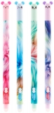 Roller gel cu rescriere, 0.5 mm, albastru, Fluffy Ears, Happy Color, diverse culori