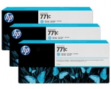 Tripack Cartus Light Cyan Nr.771C B6Y36A 3X775Ml Original Hp Designjet Z6200