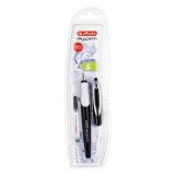 Stilou pentru stangaci My.Pen, penita L, negru/alb Herlitz