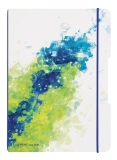 Caiet My.Book Flex A4 2x40 file dictando+patratele Splash lemon Herlitz