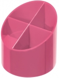 Suport accesorii, 4 compartimente, roz Herlitz