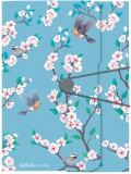 Mapa A4 PP cu elastic Ladylike Birds Herlitz