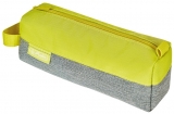 Necessaire Quattro, culoare gri melange/lemon, Herlitz 